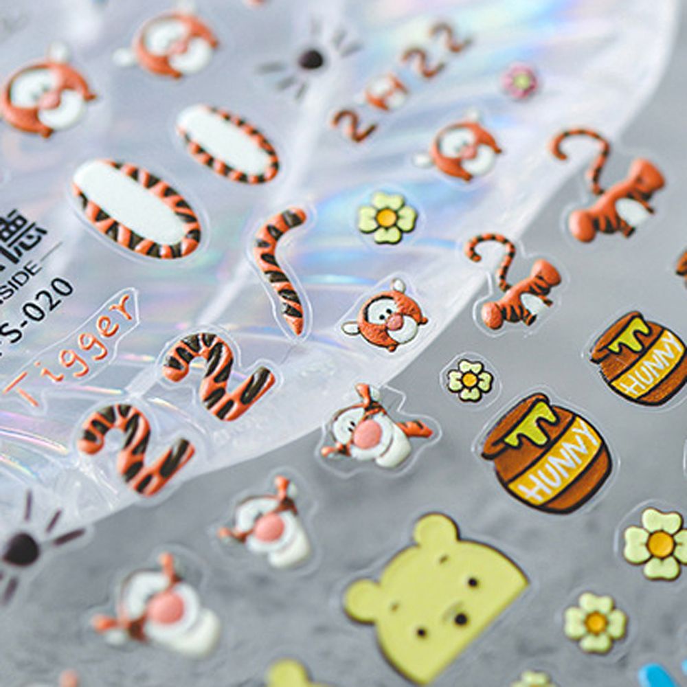 [Hàng mới về] Miếng dán trang trí móng tay hình hoạt hình 5D DIY