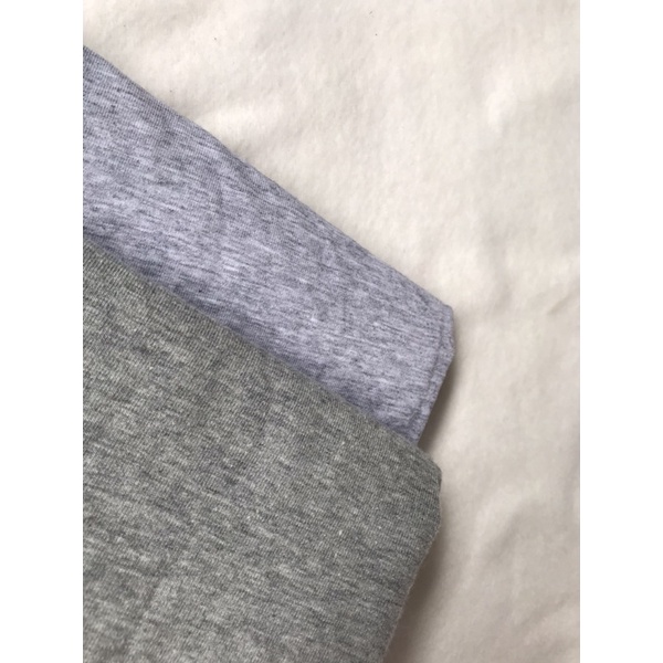 Vải thun cotton 4c tông xám