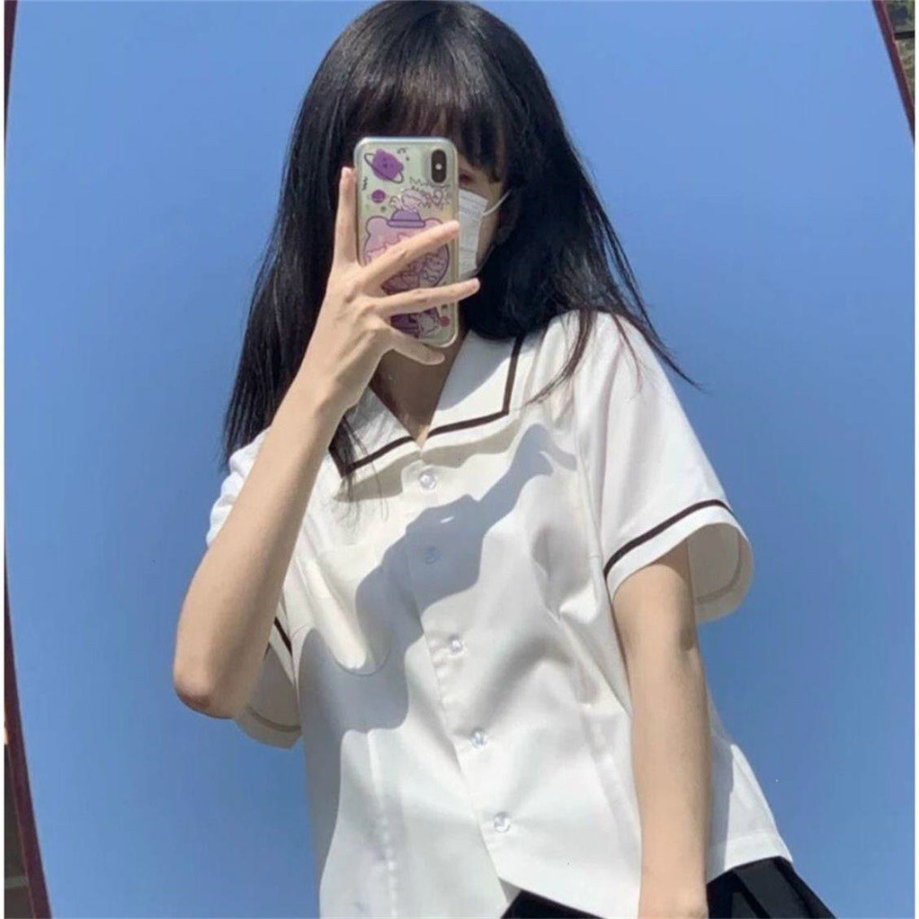 áo sơ mi kiểu hàn quốc A09011 hihishophaha | BigBuy360 - bigbuy360.vn