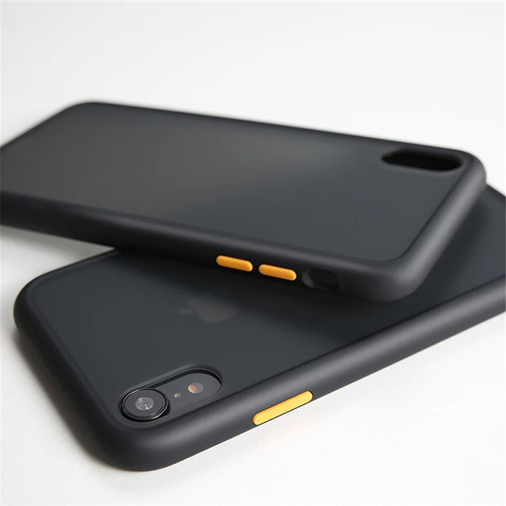 Ốp lưng iPhone viền nhựa dẻo - Chống sốc thời trang LƯNG MỜ| Ốp lưng iPhone 7 Plus, iP8 Plus, iPhone XS Max, 11 Pro max