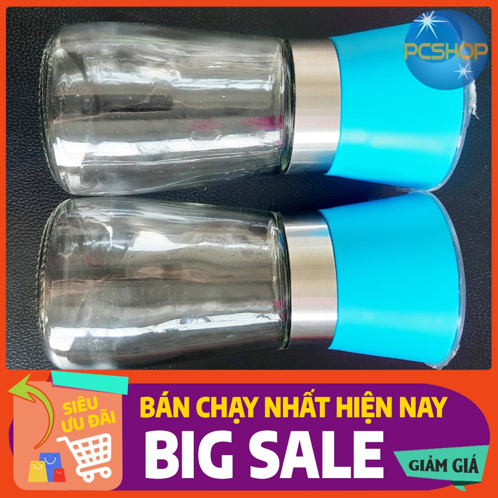 CỐI XAY/ HŨ ĐỰNG TIÊU THỦY TINH NẮP NHỰA CẦM TAY SIÊU TIỆN DỤNG