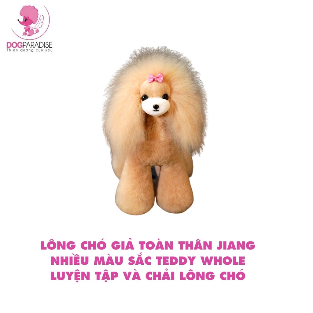 Lông chó giả toàn thân JIANG nhiều màu sắc Teddy whole luyện tập và chải lông chó - Dog Paradise