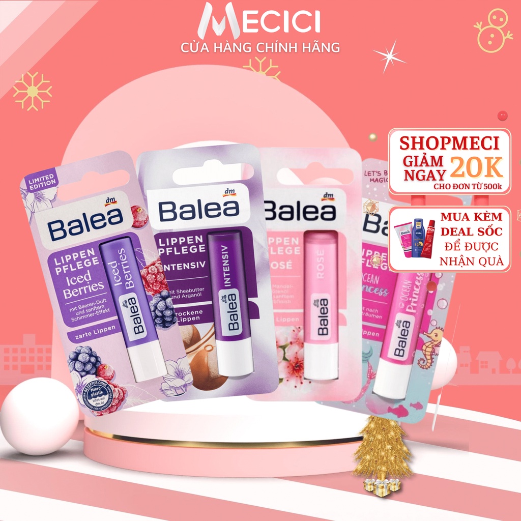 Son dưỡng môi Balea Lippenpflege intensiv 4,8g Shop Mecici