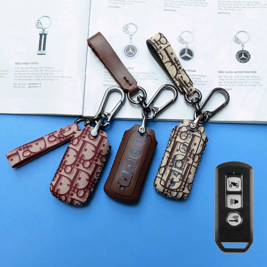 Bọc chìa khoá smartkey SH  ,SH Mode,Bao da smartkey SH ( SHK Móc D)