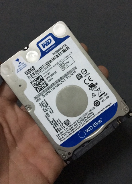 Ổ cứng laptop 500g SATA làm ổ di động sức khỏe 100%