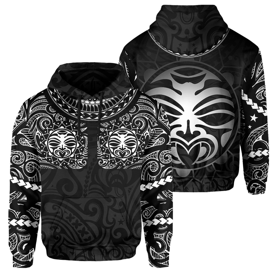 Áo Hoodie Chui Đầu In Hình Lá Cờ Đồng Quê Zealand Maori Tribe Aotearoa 3D Vui Nhộn Phong Cách Retro Thời Trang Đường Phố Cho Nam Và Nữ A-2