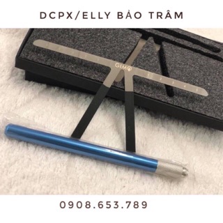 Thước tỷ lệ kèm cán định hình mày /Dcpx Elly Bảo Trâm