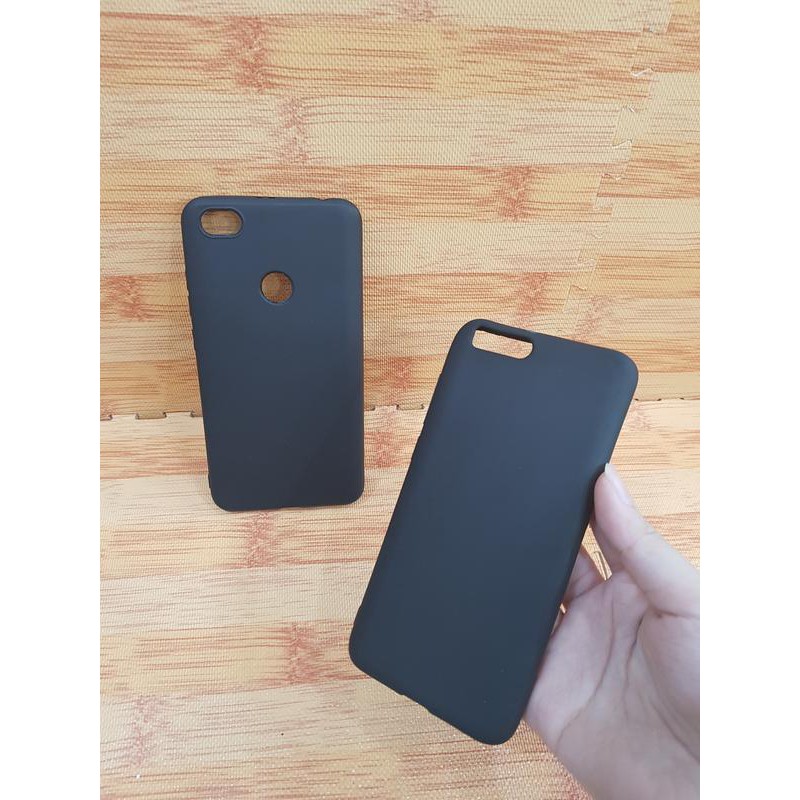 Slim Black Xiaomi Redmi 3x Matte Rubber Black Matte