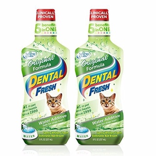 DENTAL FRESH - nước súc miệng giảm hôi miệng cho mèo thumbnail