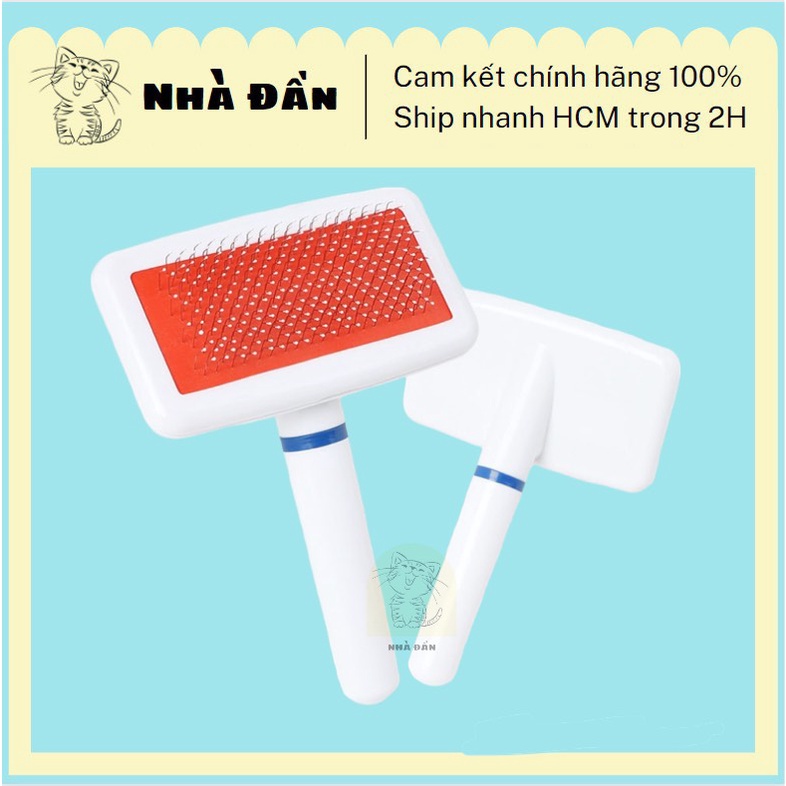 Lược chải lông chó mèo chấm bi
