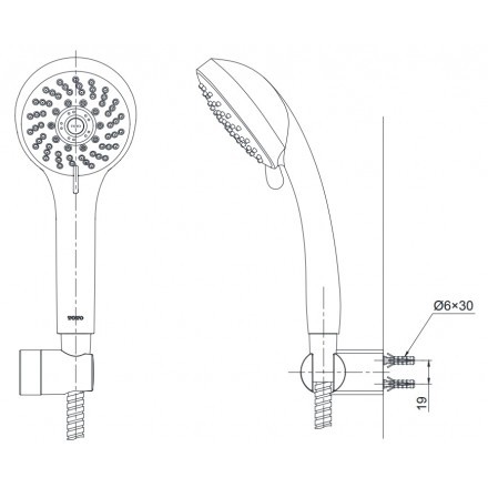 Bát Sen TOTO DGH108ZR Massage 5 Chế Độ