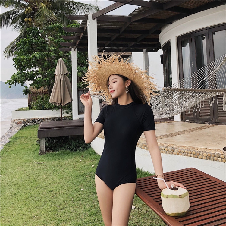 Đồ bơi bikini tay ngắn hở lưng thời trang mùa hè dành cho nữ | BigBuy360 - bigbuy360.vn