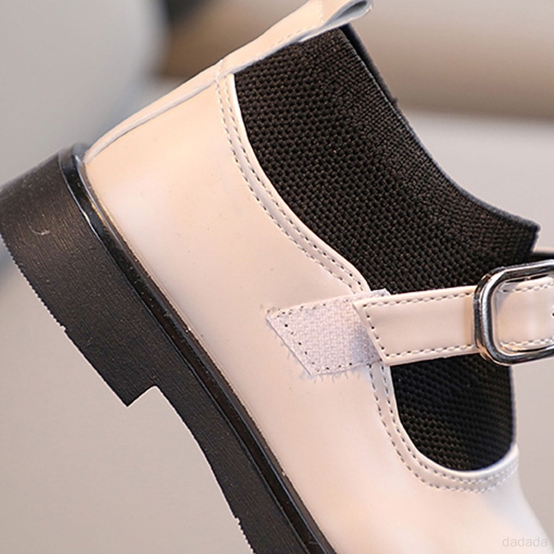 Giày Da Chống Trượt Phong Cách Anh Quốc Dễ Thương Cho Bé Gái