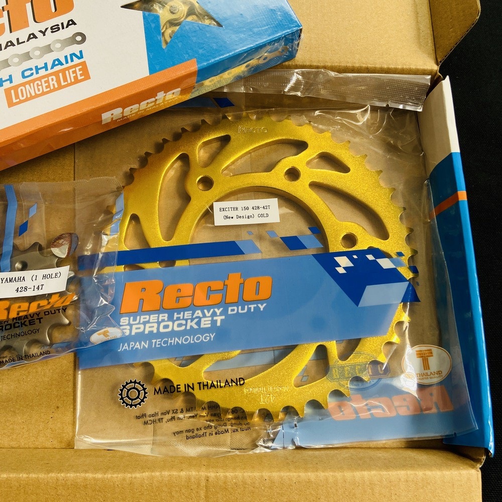 (chú ý) COMBO NHÔNG SÊN DĨA VÀNG 9LY RECTO HÀNG CHUẨN XÀI CHO EXCITER, WINNER, SATRIA, SONIC