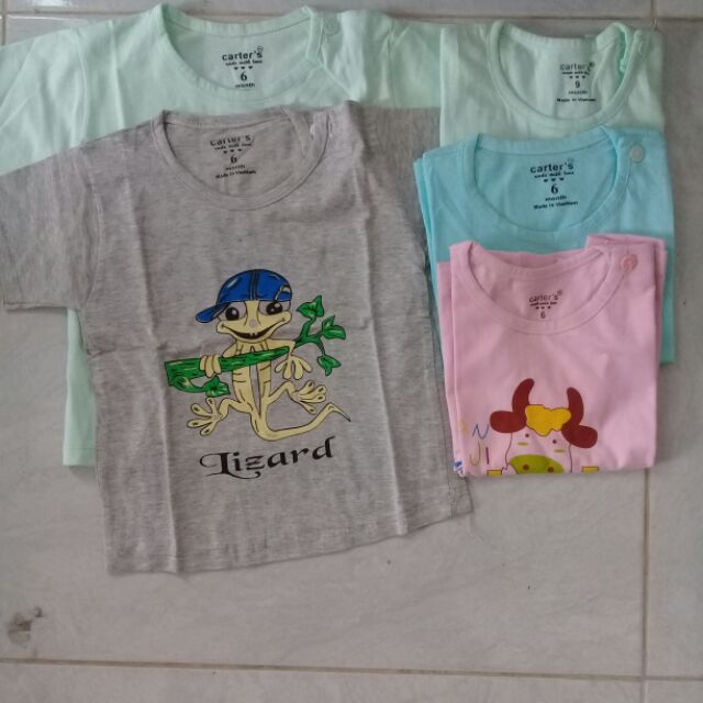 5 áo cộc tay số 6 cho bé 10-15kg