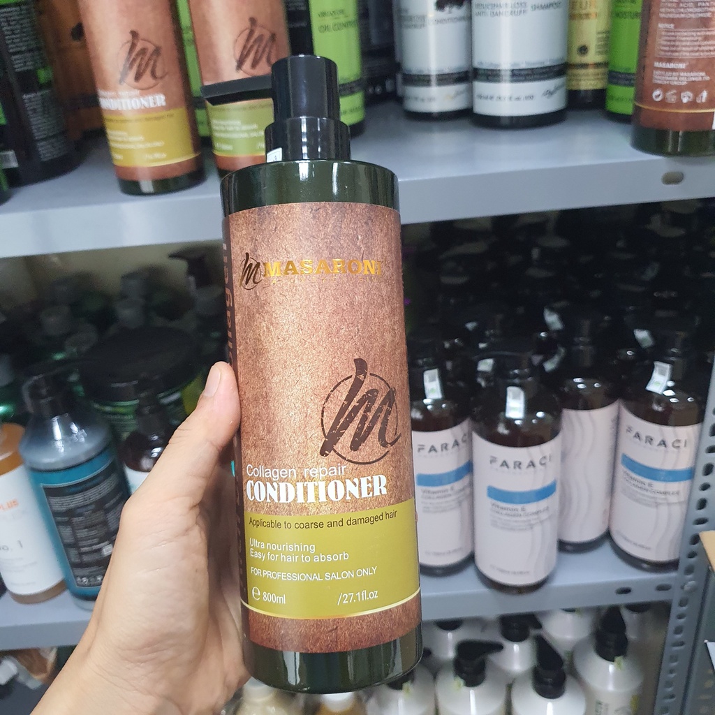 DÂÙ GỘI VÀ XẢ MASARONI RICH BIOTIN COLLAGEN SIÊU MỀM MƯỢT TÓC HƯƠNG THƠM QUÝ PHÁI CẶP 500ml - 800ML HÀNG HIỆU CHÍNH HÃNG