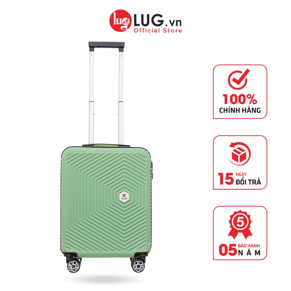 Vali Du Lịch LUG Aber AB1195, Vali Kéo Size 20: Nhựa ABS Hạn Chế Trầy Xước, Kiểu dáng thời trang