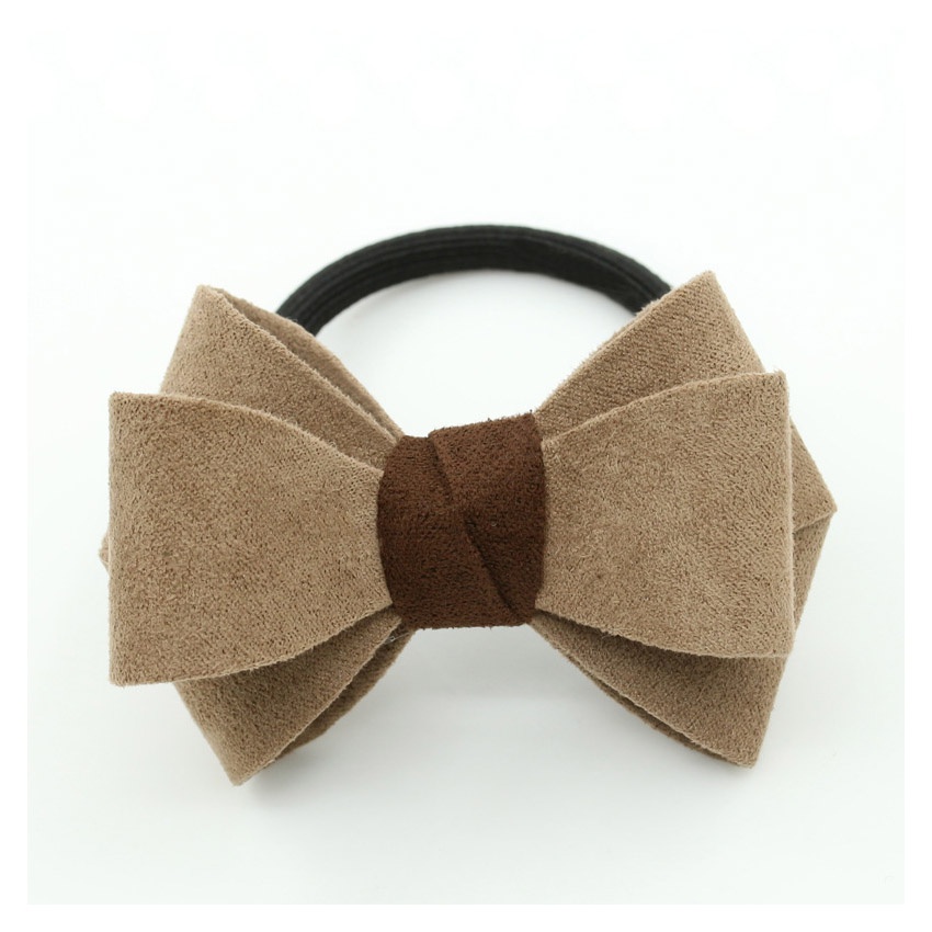 Dây buộc tóc nữ thắt nơ cao cấp - Set 3 dây cột tóc dễ thương, bền đẹp, giao màu ngẫu nhiên - NASI Store