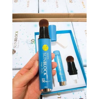 kEM CHÓNG NẮNG SUNBLOCK MAGIC BRUSH 50SPF/PA+++ HÀN QUỐC