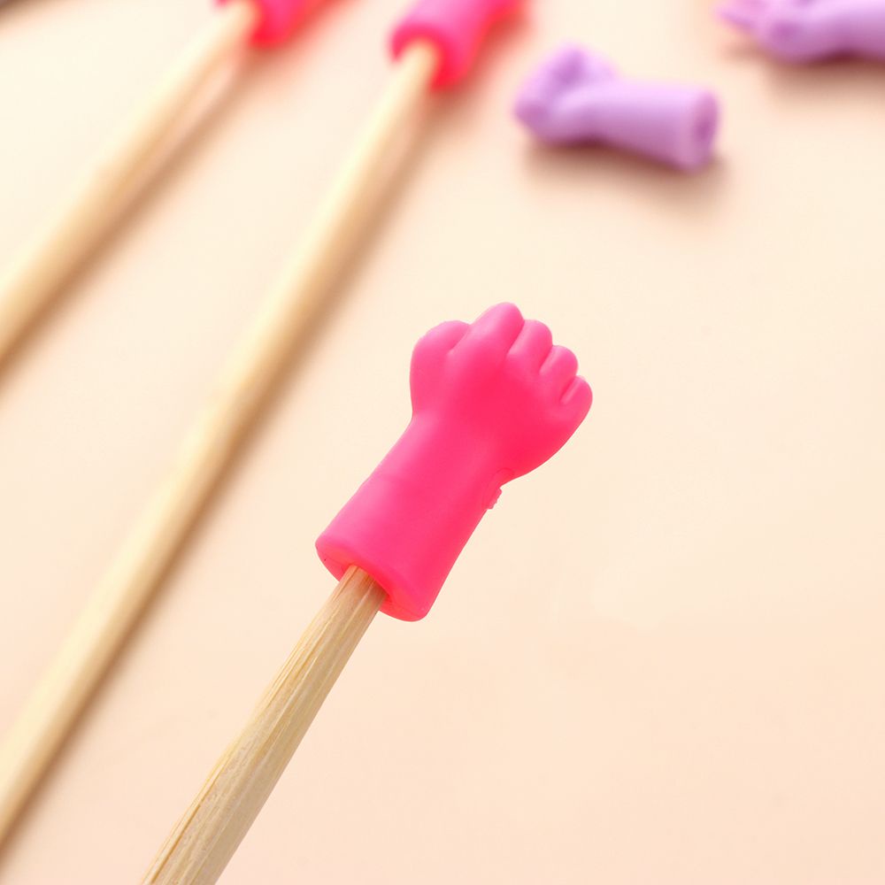 Set 6 Nút Chặn Bảo Vệ Đầu Kim Khâu Chống Trượt Nhiều Màu Tiện Dụng