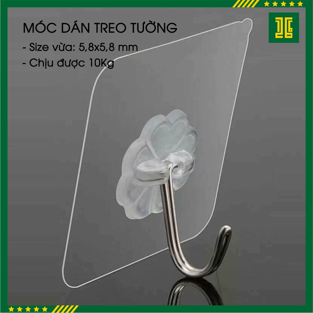 Móc treo gắn tường (10 cái)