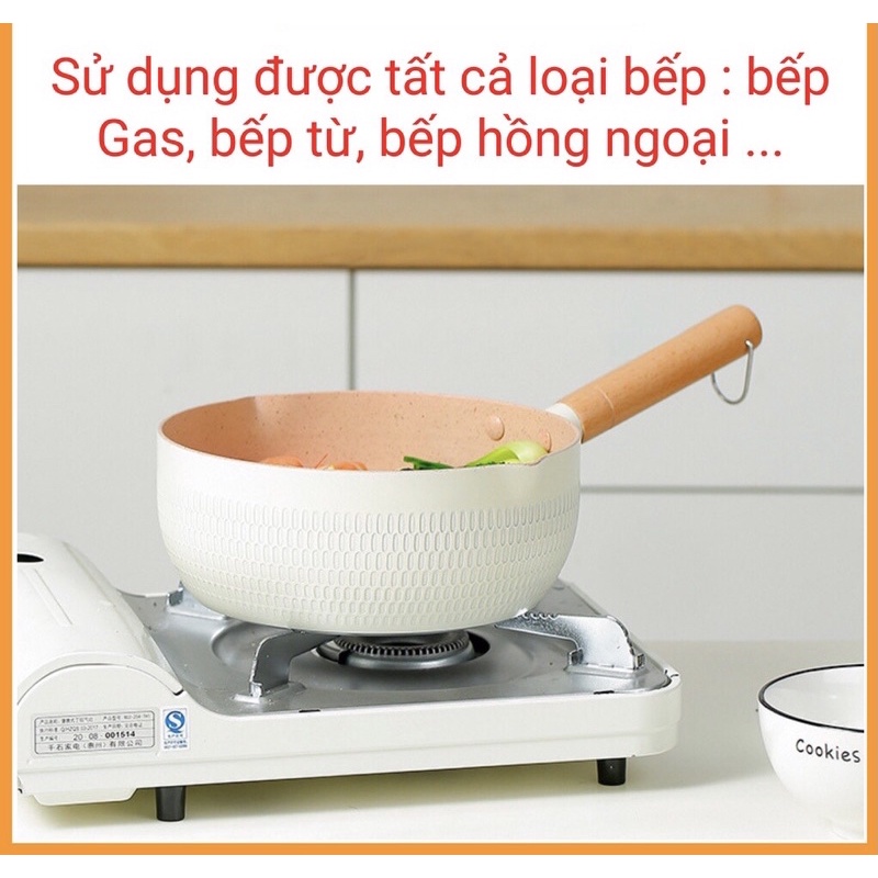 Chảo, quánh, nồi bột chống dính sâu lòng 18cm