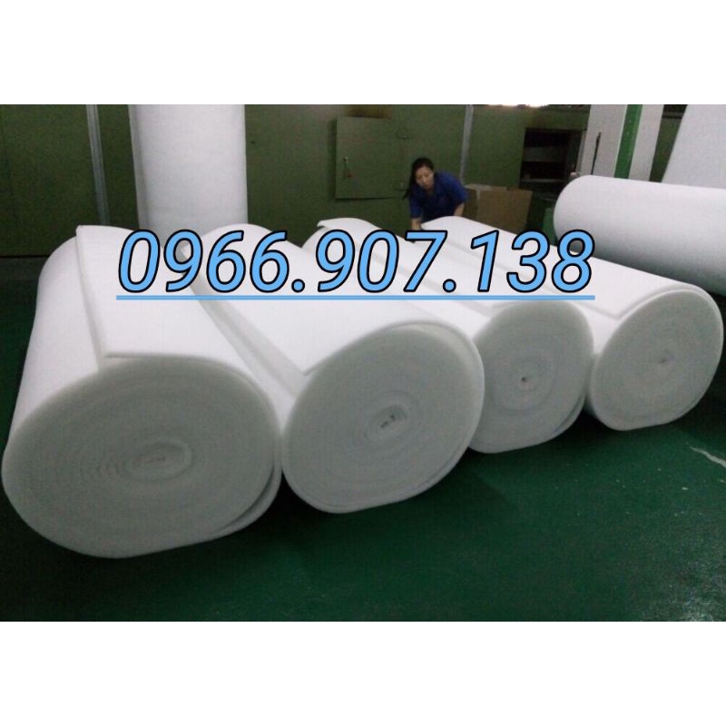 Bông Lọc Bụi, Lọc Khí, Lọc Nước Chất Lượng Cao - G4 Dày 20mm x 4m x 2m Loại 1