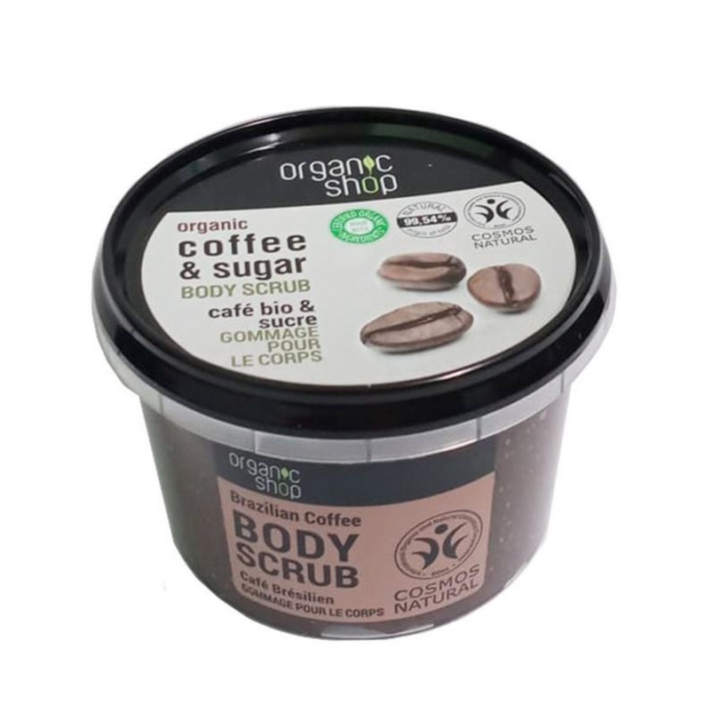 Tẩy da chết body cà phê Scrub Organic Coffe &amp; Sugar 250ml