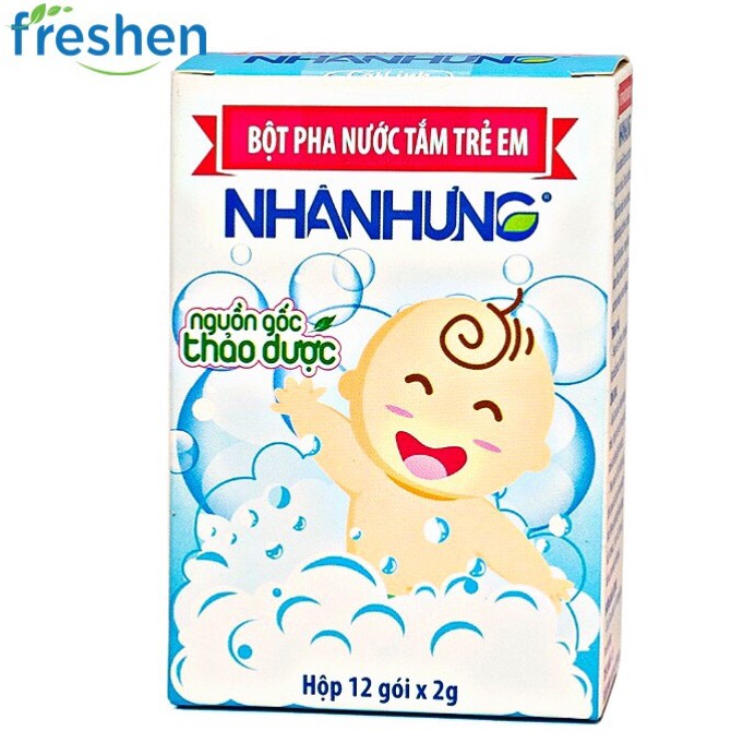 ✅ (CHÍNH HÃNG) BỘT TẮM TRẺ EM NHÂN HƯNG