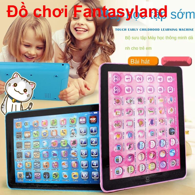 Máy tính bảng giáo dục sớm cho trẻ em điểm-đọc sách xách tay ipad Đồ chơi mầm non 1-3-6 tuổi