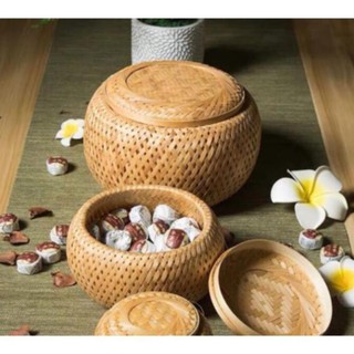 Xưởng SX- Cơi trầu hộp tre 16cm -Tre Việt