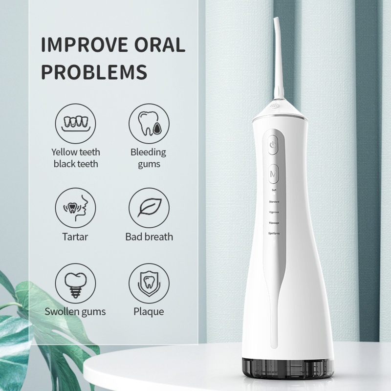 Máy Phun Nước Vệ Sinh Răng Miệng Không Dây Tiện Dụng Khi Đi Du Lịch