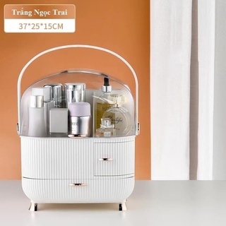 Hộp đựng đồ mỹ phẩm ytc tủ đựng trang sức 4 tầng nhựa abs cao cấp