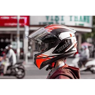 Mũ bảo hiểm Fullface Yohe 981 - 2 kính Tặng Bao Tay 511