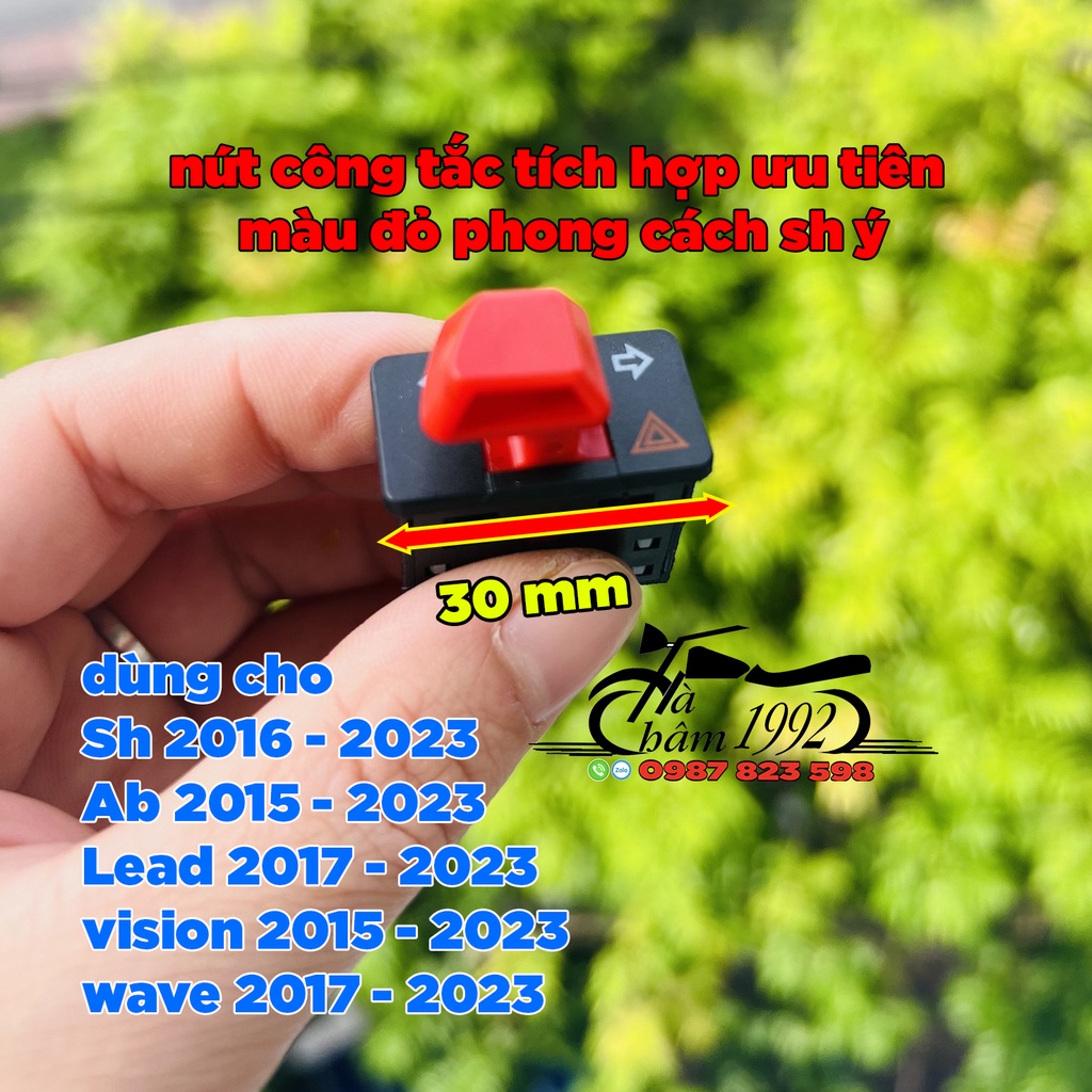 Công tắc xi nhan tích hợp Hazard Gắn zin Winner X, AB, LEAD, VISION, SH, WAVE