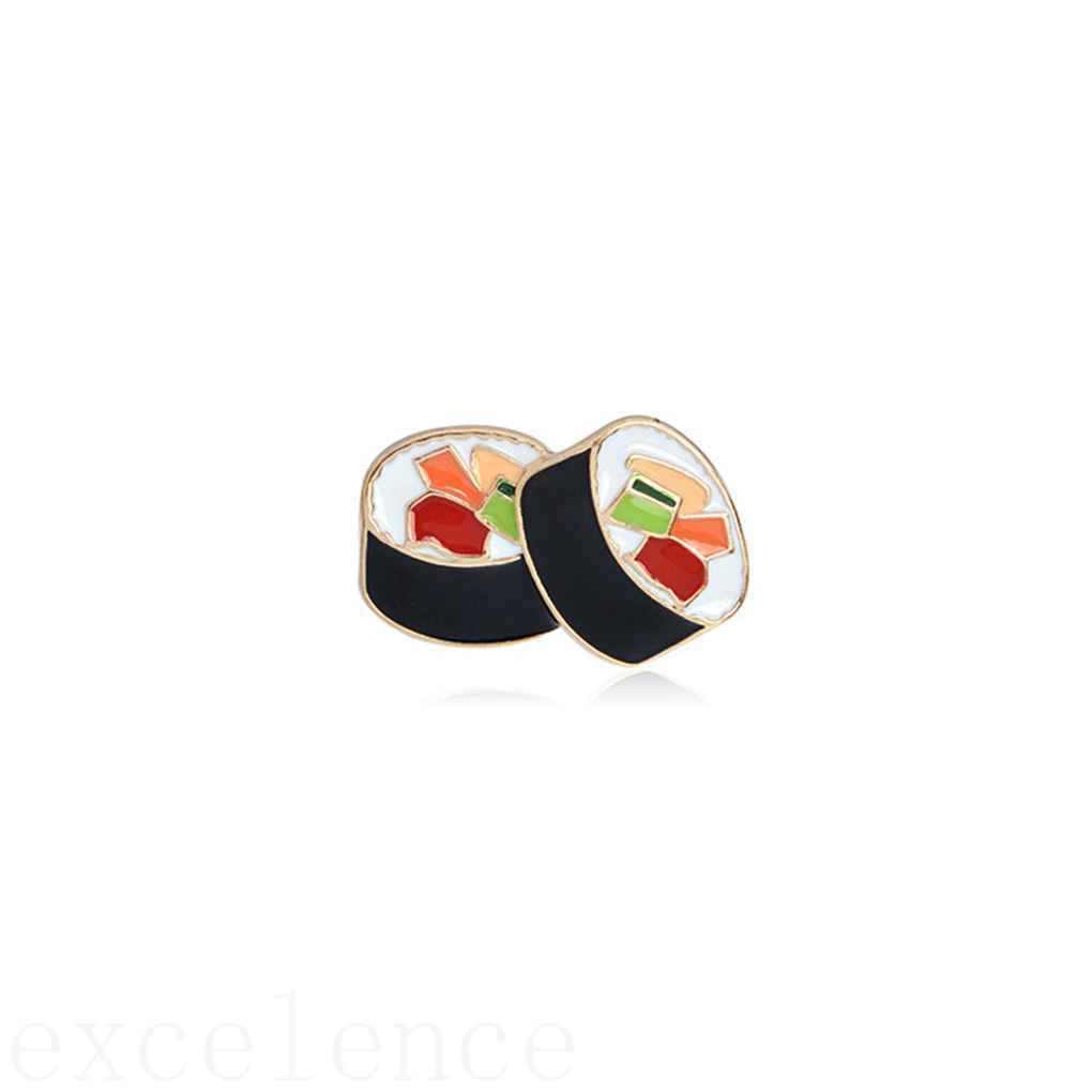 Set 3 Ghim Cài Áo Hình Sushi Dễ Thương