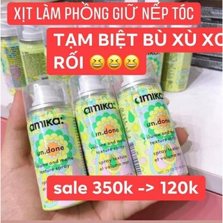 Xịt phồng và tạo nếp cho tóc AMIKA