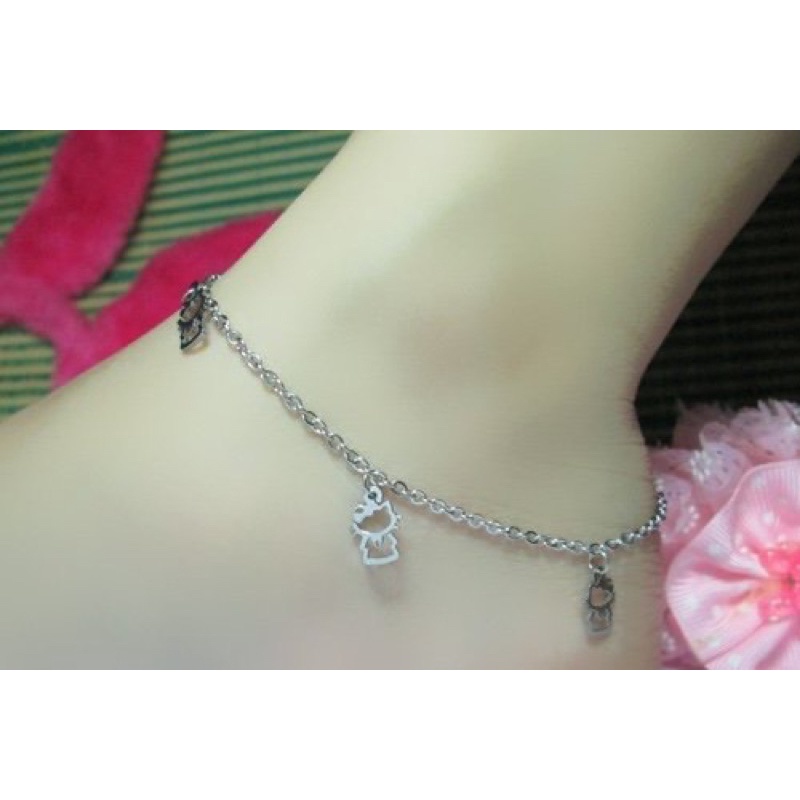 Lắc chân inox không đen giá rẻ nhiều hình xinh