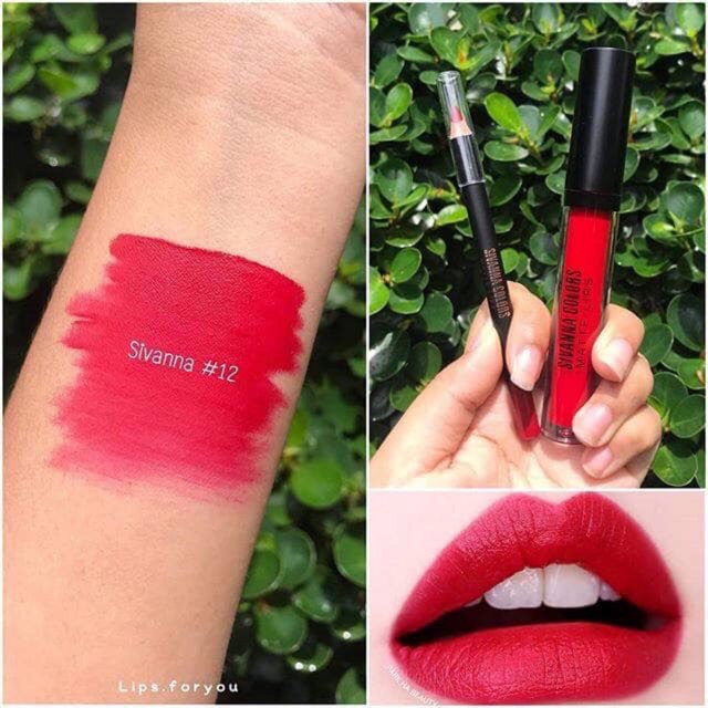 Son kem lì + son chì   #Sivanna_Colors_Matte_Lips