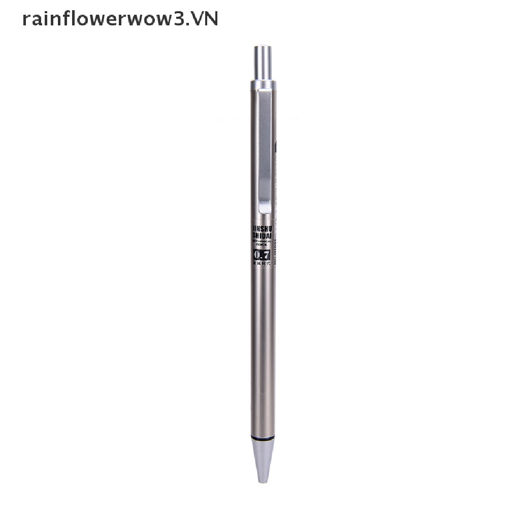 Bút Chì Cơ Tự Động 0.7mm Bằng Kim Loại Tiện Dụng Cho Học Sinh