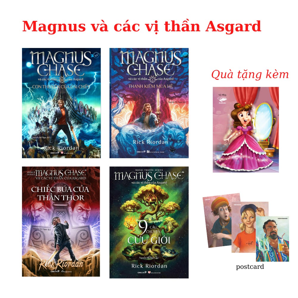 Sách - Magnus và các vị thần Asgard (Kèm quà tặng vở và 3 postcard)