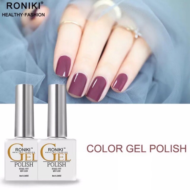 Sơn gel base hiệu RONIKI chai 12ml