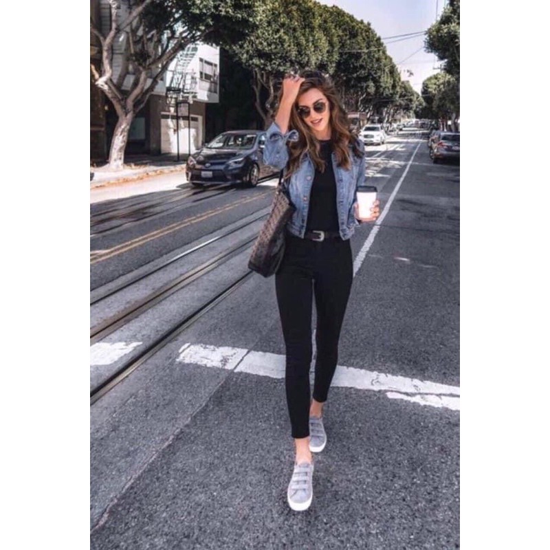 Quần jean đen xuất xịn