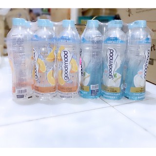 Lốc 6 chai nước uống Good Mood 455ml vị sữa chua/cam