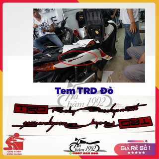 🌵 Tem Sườn MẫuTRD, PERFORMANTE Dán Mọi Loại Xe Máy (Giá 1 Cặp) 🌵