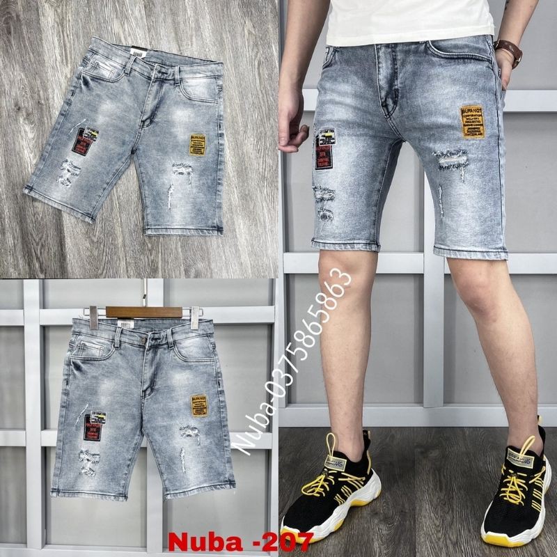 Quần short jean nam mẫu mới hình chụp thật quần bò đẹp giá rẻ TAKA 207