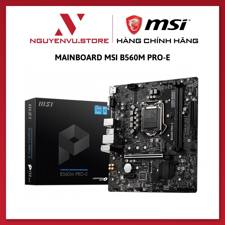 Mainboard MSI B560M PRO-E - Hàng Chính Hãng
