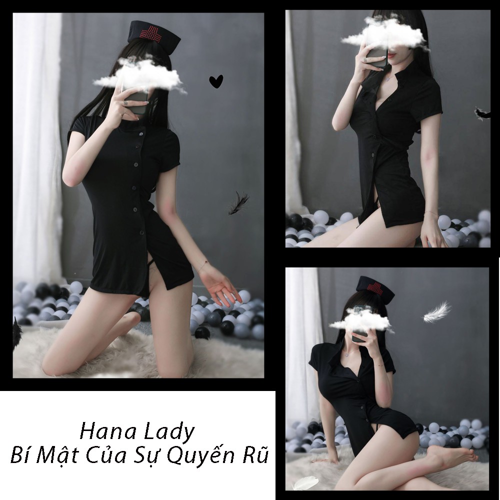 Copslay sexy y tá quyến rũ đen khiêu gợi gợi cảm