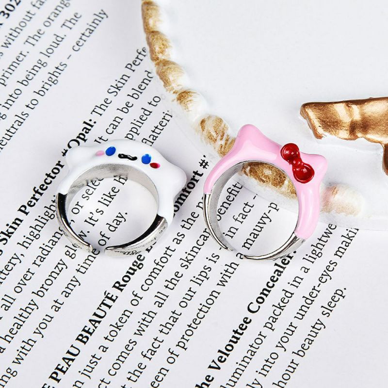 Nhẫn Hoạt Hình Cinnamoroll - Hello Kitty - Kuromi - Baku