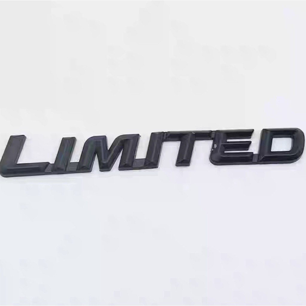 Tem kim loại Limite in nghiêng dán trang trí xe hơi